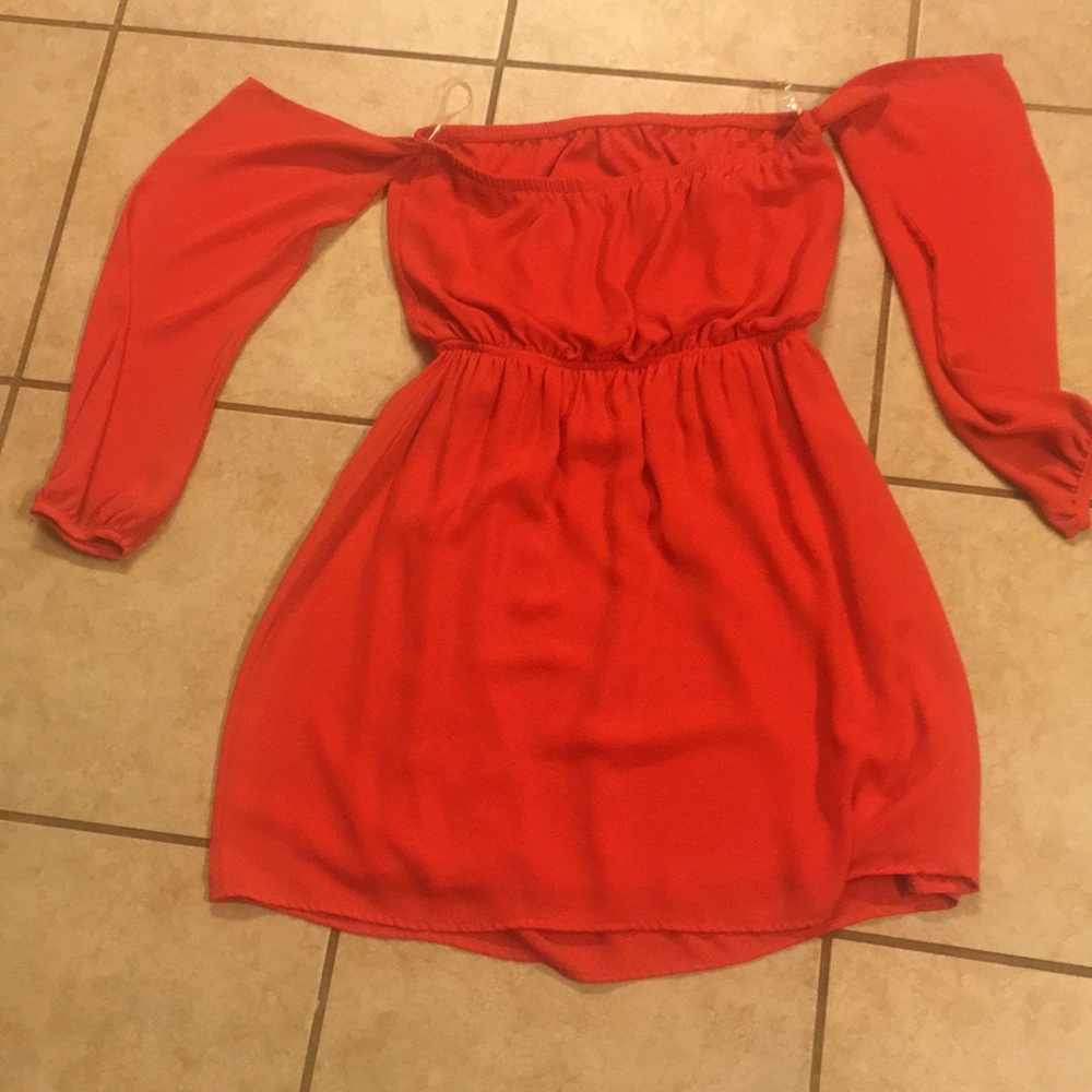 Off shoulder dress; GUC
